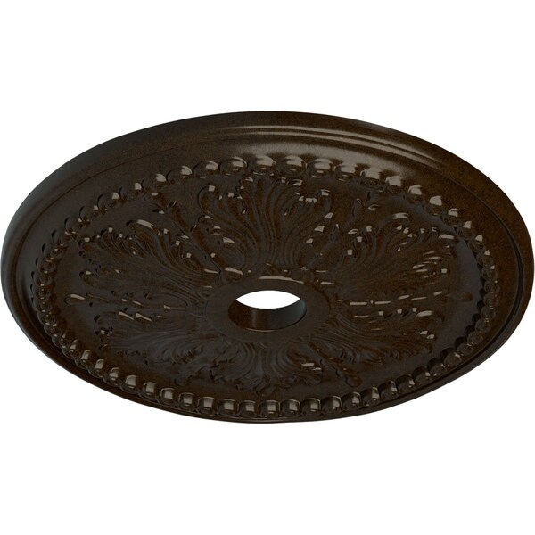 Winsor Ceiling Medallion (Fits Canopies Up To 4), Hand-Painted Bronze, 27 1/2OD X 4ID X 1 1/2P